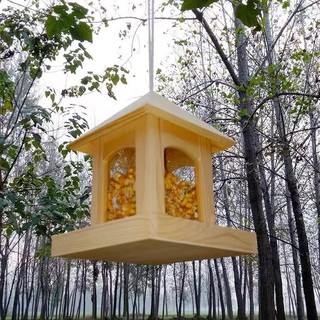 💥免運#室外防濺花園餵鳥器防雨餵食器戶外餵食器自動餵鳥器庭院懸掛掛式