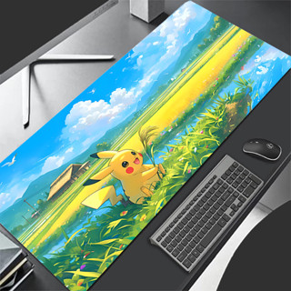 滑鼠墊遊戲配件 Gamer alfombrilla Pokemon 皮卡丘電腦桌墊筆記本電腦 Varmilo 鍵盤墊 L