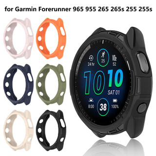 【UNG】適用佳明Forerunner255s 255 265 955鎧甲一體保護殼PC半包保護套