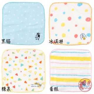 現貨 速發★【現貨】日本製 今治 X Kontex 純棉 刺繡口水巾 小方巾 紗布毛巾 紗布巾 手帕 小毛巾 16cm