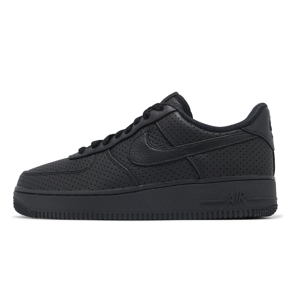 Nike 休閒鞋 Air Force 1 SP 男鞋 黑 沖孔皮革 AF1 運動鞋 [ACS] HF8189-001