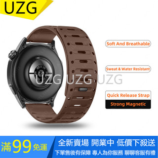 22 毫米磁性錶帶防汗防水矽膠錶帶快速釋放錶帶適用於華米 Amazfit Balance 2 Cheetah Pro 圓