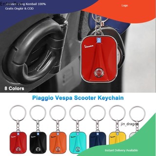蘑菇頭小店 下殺價-比亞喬 Vespa 踏板車的鑰匙扣 GTS300 GTS300ie GTS旅行運動機車鑰匙圈 配件