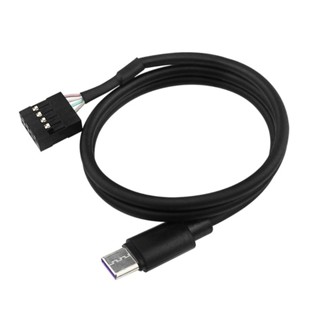 Fol 電腦主機板 9Pin 轉 USB C 型電源線適配器,用於充電數據