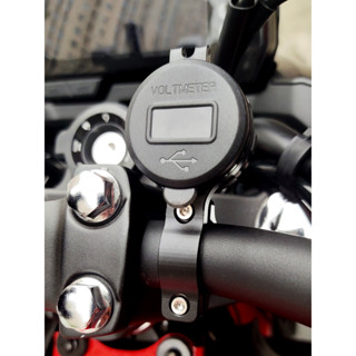 快速出貨 改裝機車usb 充電支架充電器擴展點菸器手把車把底座固定車充架