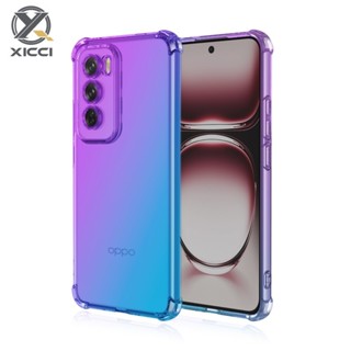 Xicci 適用於 OPPO Reno 12 5G/Reno 12Pro 5G/Reno 12F 5G 漸變色手機殼軟