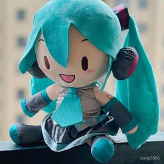 超爆款📣bilibili嗶哩嗶哩初音未來玩偶正版衕款雪未來公仔禮物潮週邊抱枕 SSD7