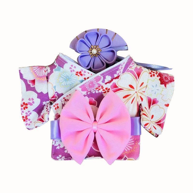✨labubu 拉布布衣服 娃衣 原創現貨17CM拉布布搪膠公仔娃娃衣服 日本和服套裝