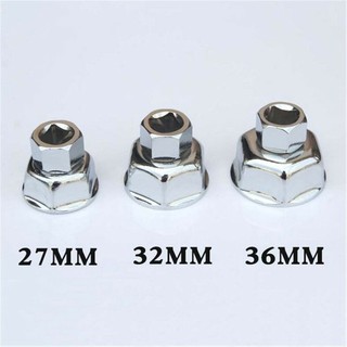 現貨好❤️27/32/36mm 汽車通用機油濾清器扳手蓋套筒驅動拆卸工具套件