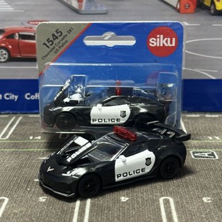 德國仕高SIKU1545雪佛蘭ZR1警車模擬合金模型玩具兒童收藏擺件男絕版模型