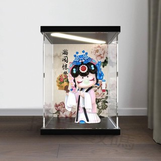 展示盒✨亞克力燈光展示盒 Nanci遊園驚夢限量手辦玩具場景收納罩防塵盒