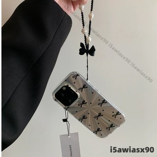 熱門款日韓ins波點蝴蝶結適用蘋果i15 plus i11 i14手機殼iPhone13新款14 pro max軟12