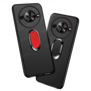 NUBIA ZTE 中興努比亞福克斯 5G NX302J Pro Z2351N 簡約黑色啞光軟TPU矽膠防震保護殼外殼後