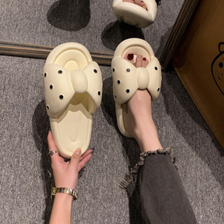 [MTT精選熱賣]網紅蝴蝶結拖鞋女夏季外穿防滑軟厚底eva百搭ins可愛涼拖鞋宿捨夏