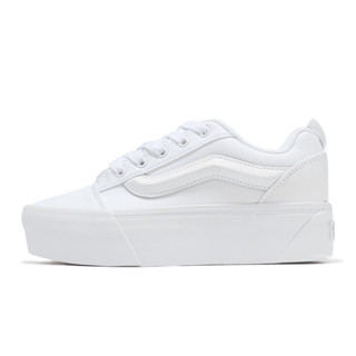 Vans 休閒鞋 Knu Stack 女鞋 白 全白 厚底增高 麵包鞋 Y2K [ACS] VN000CP6W00
