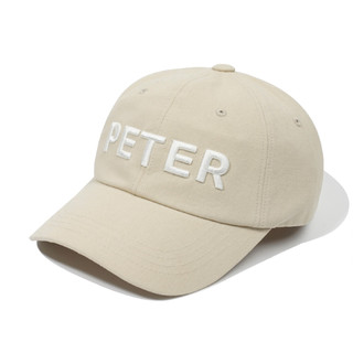 [FLOMMARKET] MY NAME IS PETER PETER BALL CAP 老帽 米色