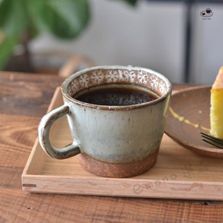 【emono選品】日本 Touji 雪花圖案 馬克杯 咖啡杯 美濃燒 現貨