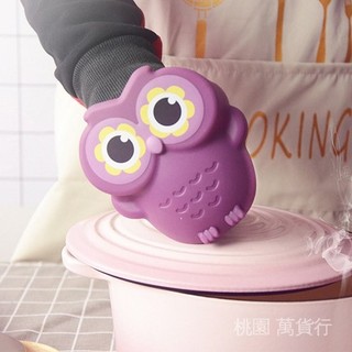 🎉可開發票 免運✨卡通貓頭鷹隔熱矽膠手夾 防燙手套隔熱防滑烘焙烤箱微波爐手套夾