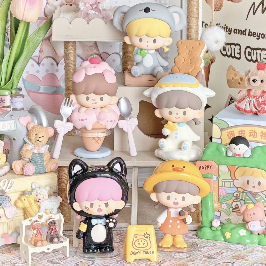 【台灣正版現貨】新品 Molinta卓大王 調皮動物城系列 盲盒手辦 潮玩擺件 可愛女生禮物 盲盒 12H1-0118