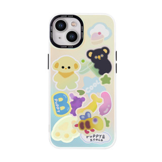 適用於iPhone15蘋果14promax小眾創意貓狗opporeno10/9鐳射vivos17漸變12華為nova11