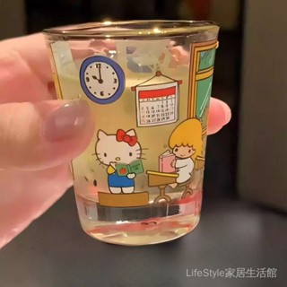 HelloKitty可愛高級迷你玻璃杯咖啡濃縮杯 迷你茶水杯牛奶咖啡酒杯