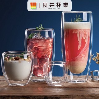 家用雙層玻璃杯耐熱隔熱無鉛透明水杯蛋杯奶杯咖啡杯冷飲杯歐式