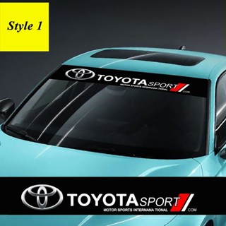 CAMRY 適用於豐田凱美瑞卡羅拉塔科馬 Hilux Vios Yaris Hiace Avanza 的汽車前擋風玻璃貼