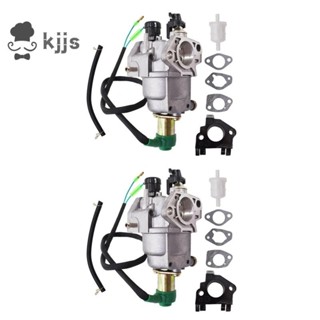 HONDA 2x 化油器碳水化合物適用於本田 GX340 GX390 188F 發動機電機 11HP 13HP 發電機零