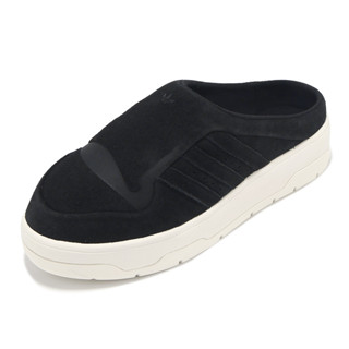 adidas 穆勒鞋 Rivalry Mule W 女鞋 黑白 麂皮 厚底增高 懶人鞋 愛迪達 [ACS] IF4651