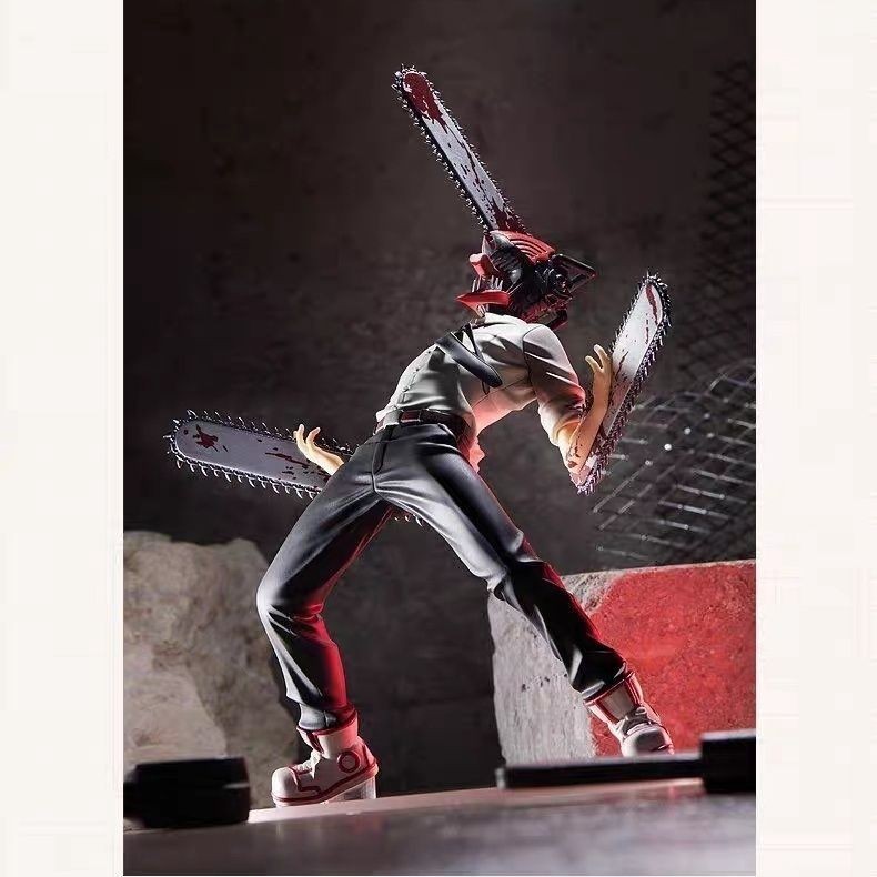 【潮玩精品擺件】動漫噁魔電鋸人鏈鋸人波奇塔電次手辦 模型擺件週邊國産禮物機箱