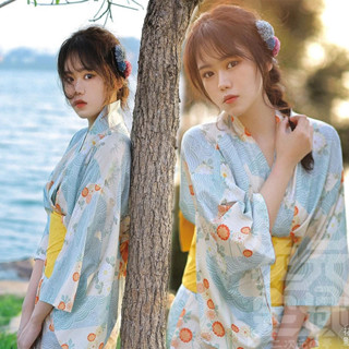日本和服 改良和服 浴袍和服 寫真 和服女正裝古早日本可愛少女改良中國風 日系和風性感神明少女服裝 攝影服裝 次元宅域