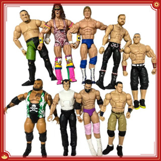 WWE figure 6-7英寸可動摔跤手人偶模型 兒童收藏玩具