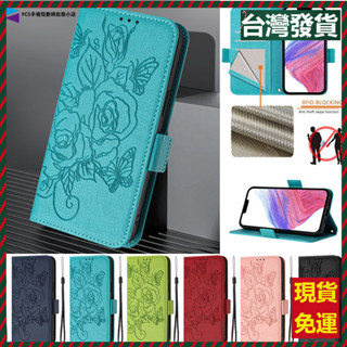 唯美花紋翻蓋式手機皮套 Vivo Y28S 5G Vivo Y03 4G Y18 4G 掀蓋插卡皮套 防摔手機殼