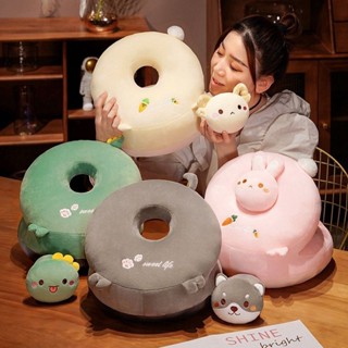 卡通動物午睡枕學生桌上睡覺枕頭辦公室午休抱枕女生靠枕生日禮物辦公午休午睡枕蓓蓓安睡枕