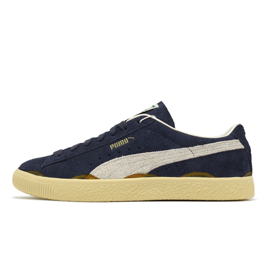 Puma x NeverWorn Suede VTG II 男鞋 深藍 復古奶油底 聯名款 [ACS] 39483201