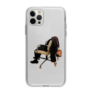簡約社畜打工人適用iphone15promax手機殼13pro個性xsmax透明11pro創意12mini歐美14Plu