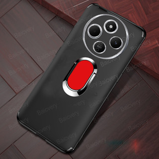 XIAOMI 適用於小米 POCO M7 5G 保護背防震蓋罩磁性手機支架指環支架外殼