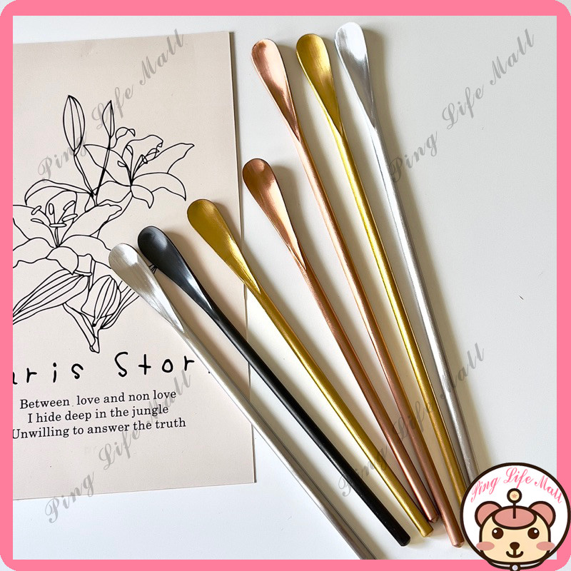 新店下殺價  日式攪拌勺  304不銹鋼冰勺 加長23cm攪拌勺 長柄勺 蜂蜜勺 酒吧調酒勺 奶茶攪拌勺 雞尾