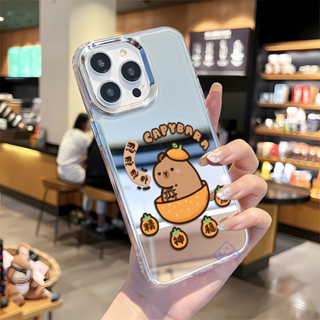 精神穩定卡皮巴拉iphone16ProMax手機殼12PRO防摔11pro高階感14plus大孔13pro保護殼15鏡面