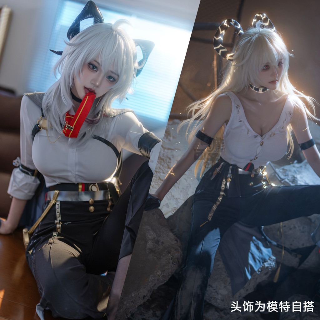 ✨卡布蘿&白鹿团子赞妮cos服鸣潮赞妮cosplay二次元角色扮演服赞妮cos服