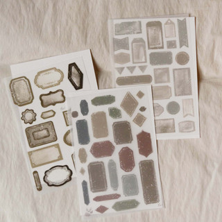 樂意Loidesign轉印貼紙/ 遺落的書信/ 老框 eslite誠品