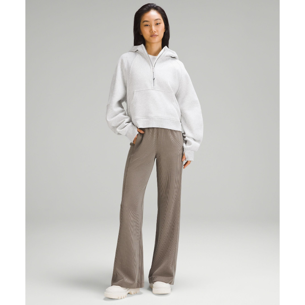 (Goddamn潮玩Store)加拿大運動第一品牌 LULULEMON  softstreme 2色螺纹女士中腰褲 寬褲