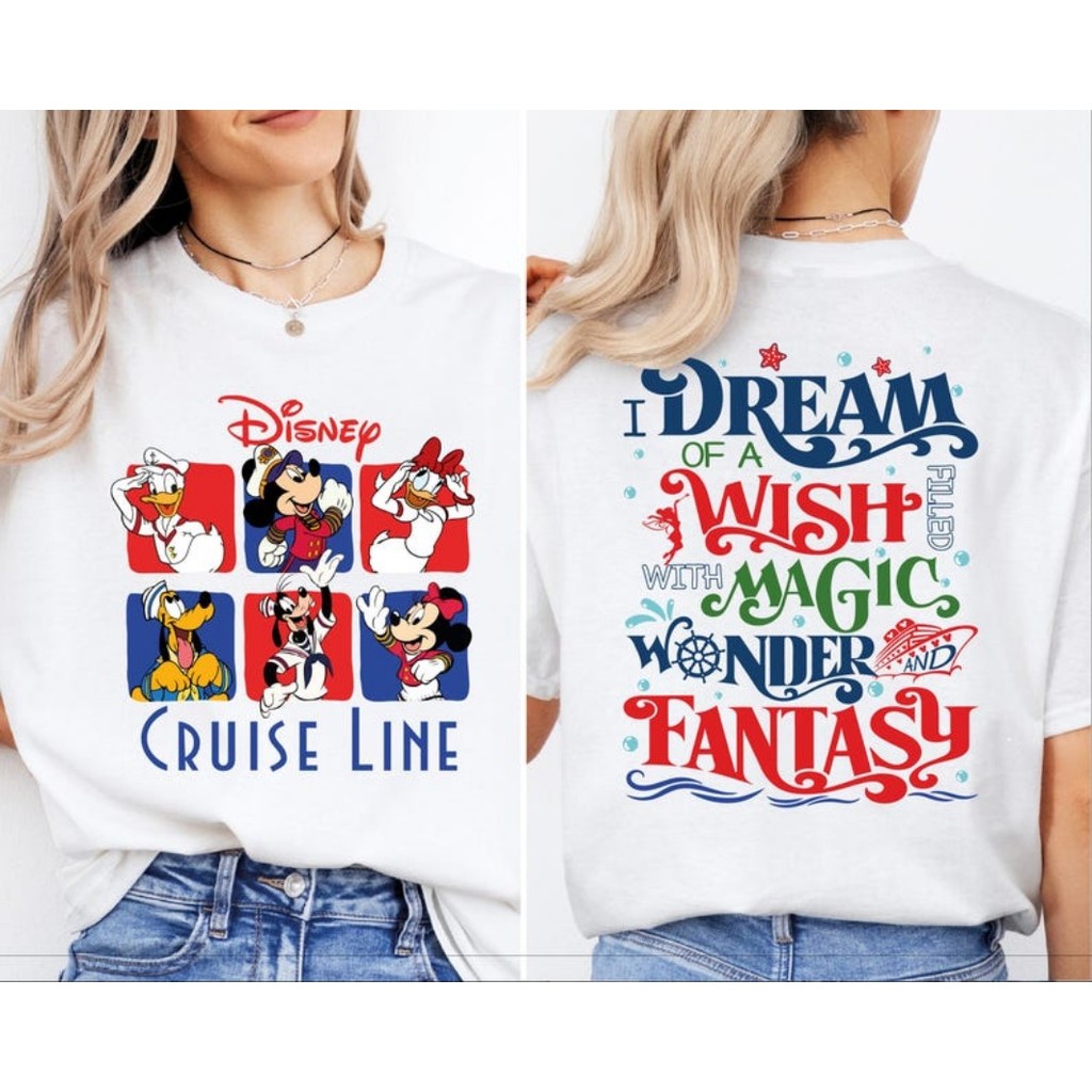 迪士尼 Disney Let's Cruise 2025 襯衫, Disney Cruise Squad 毛衣,Mick