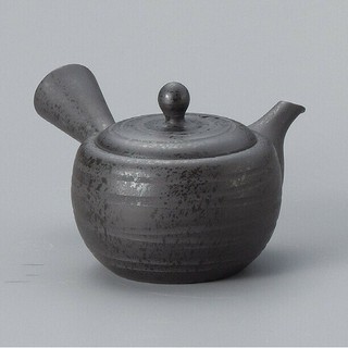 現貨 日本製職人手作小圓黑條紋測把陶瓷茶壺 不銹鋼濾網 常滑燒 泡茶壺 泡茶器 花茶壺 小茶壺 陶瓷茶壺 茶壺 富士通販