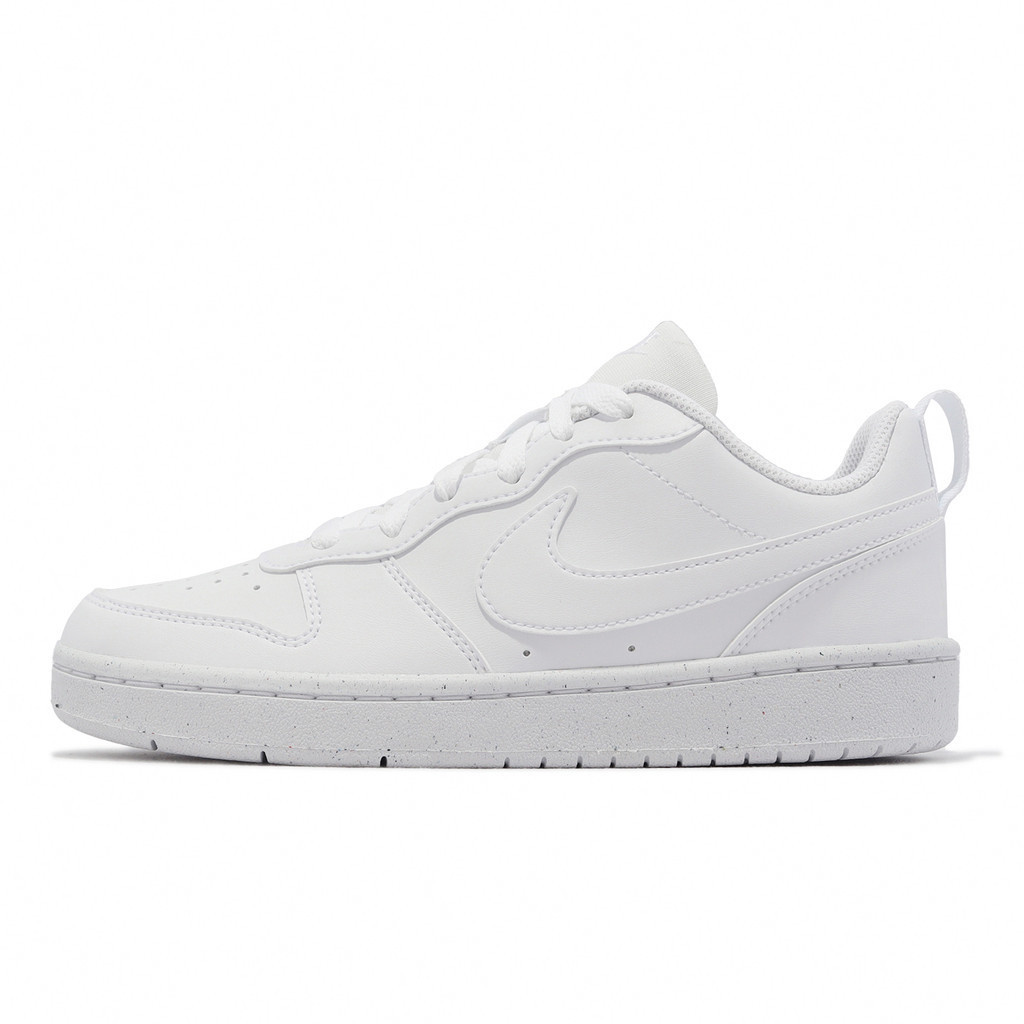 Nike 休閒鞋 Court Borough Low Recraft GS 女鞋 大童 白 全白 DV5456-106