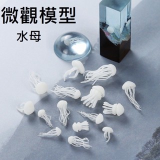 【微觀模型-水母】3D立體 水母 模型 滴膠素材 水晶膠填充物