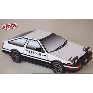 NEW-PEACE-頭文字D AE86 紙模型
