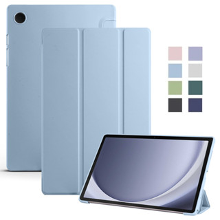 SAMSUNG 適用於三星 Galaxy Tab A9 9 SM-X110 X115 手機殼 2023 PU Leahe
