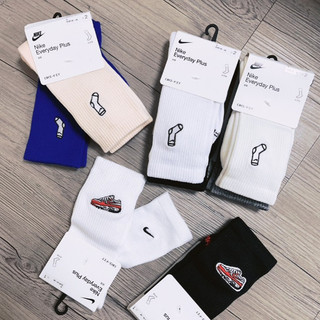 (Goddamn潮玩Store)正品 Nike Everyday Plus 長襪 白黑/刺繡 灰白/刺繡藍粉/刺繡(2入
