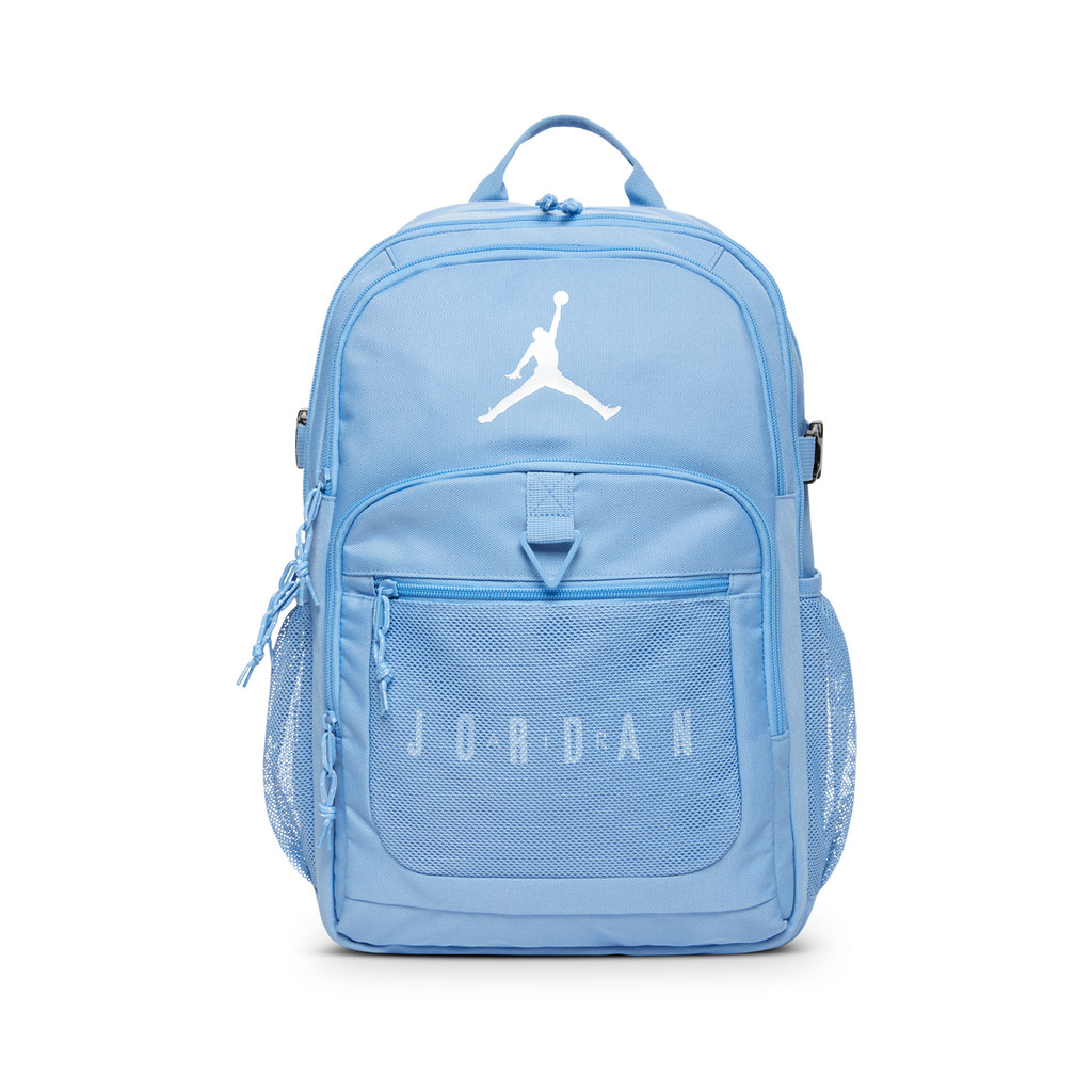 Nike 後背包 Jordan School 藍 白 13吋筆電包 多夾層 [ACS] JD2533058PS-004